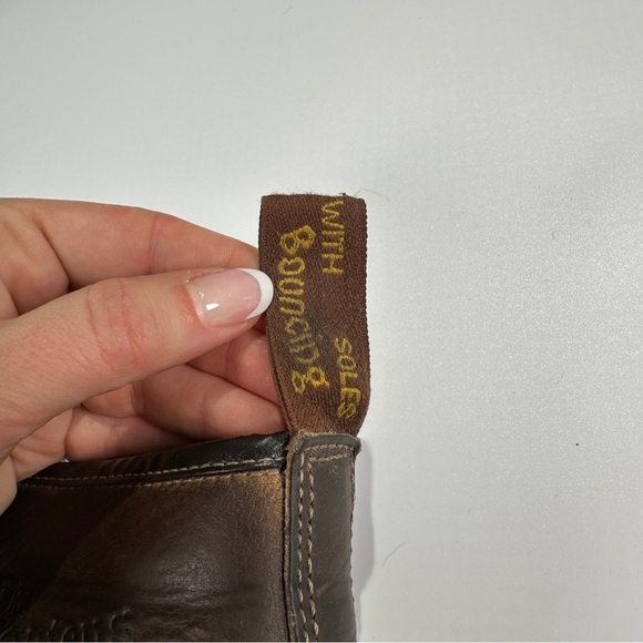 Dr. Martens vintage broken in leather utility boots air cushion mens 10 brown - Picture 10 of 16